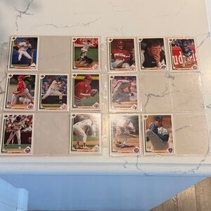 Vintage Baseball Trading Cards Collection